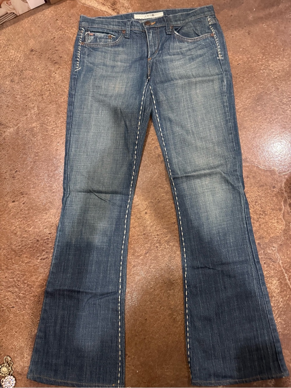 Joe's Jeans Dark Blue Wide Leg Denim Jeans